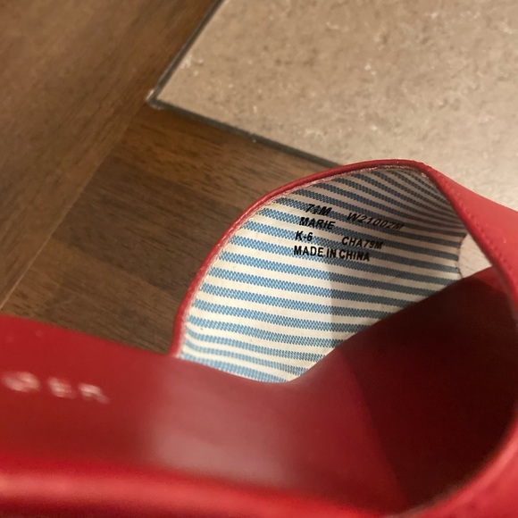 Tommy HilFiger Red Shoes - Picture 4 of 8